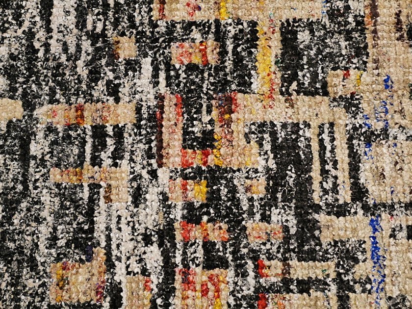 Crosstown Rug In Bamboo Silk From India
