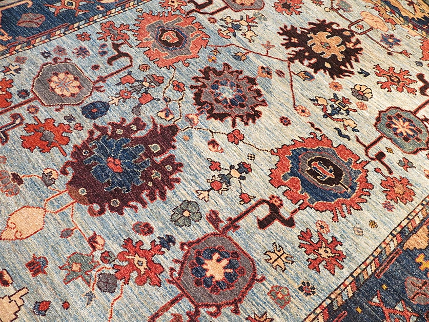 Blue Oushak Oriental Rugs Nomad Rugs