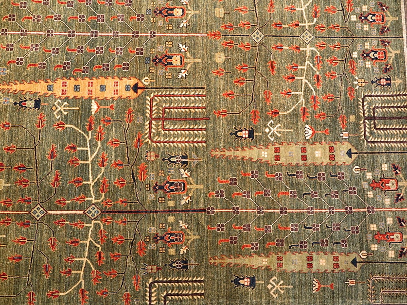 Green Tree Rug Oriental Rugs Nomad Rugs