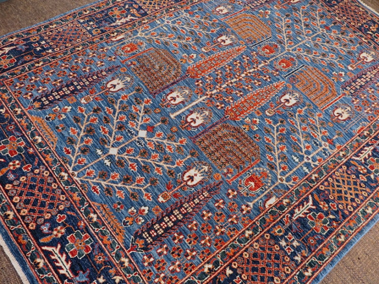 Blue Trees - Oriental Rugs - Nomad Rugs