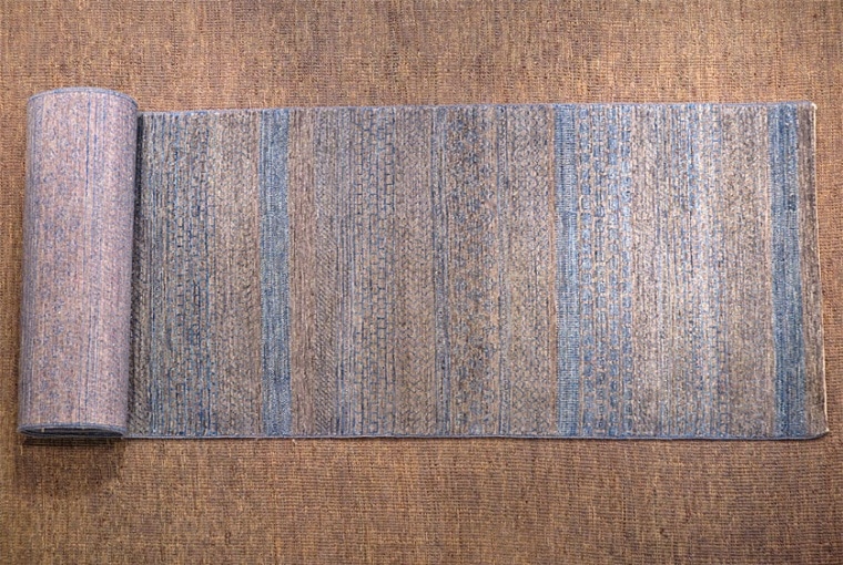 Blue Grey Runner Oriental Rugs Nomad Rugs