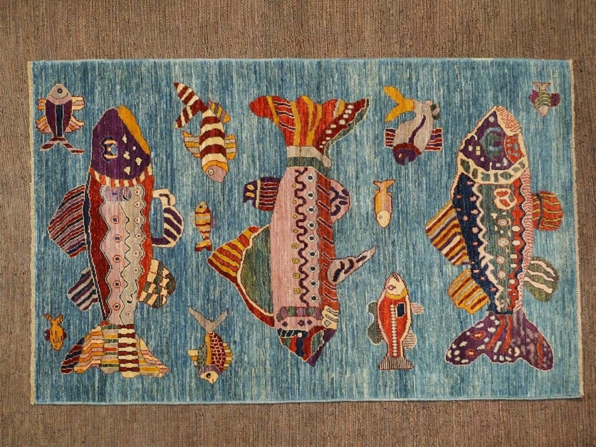 Fish Rug Oriental Rugs Nomad Rugs