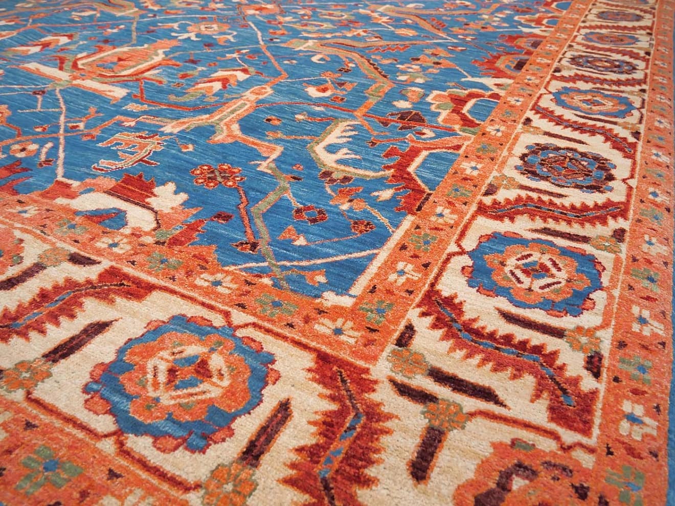 Blue Heriz Oriental Rugs Nomad Rugs