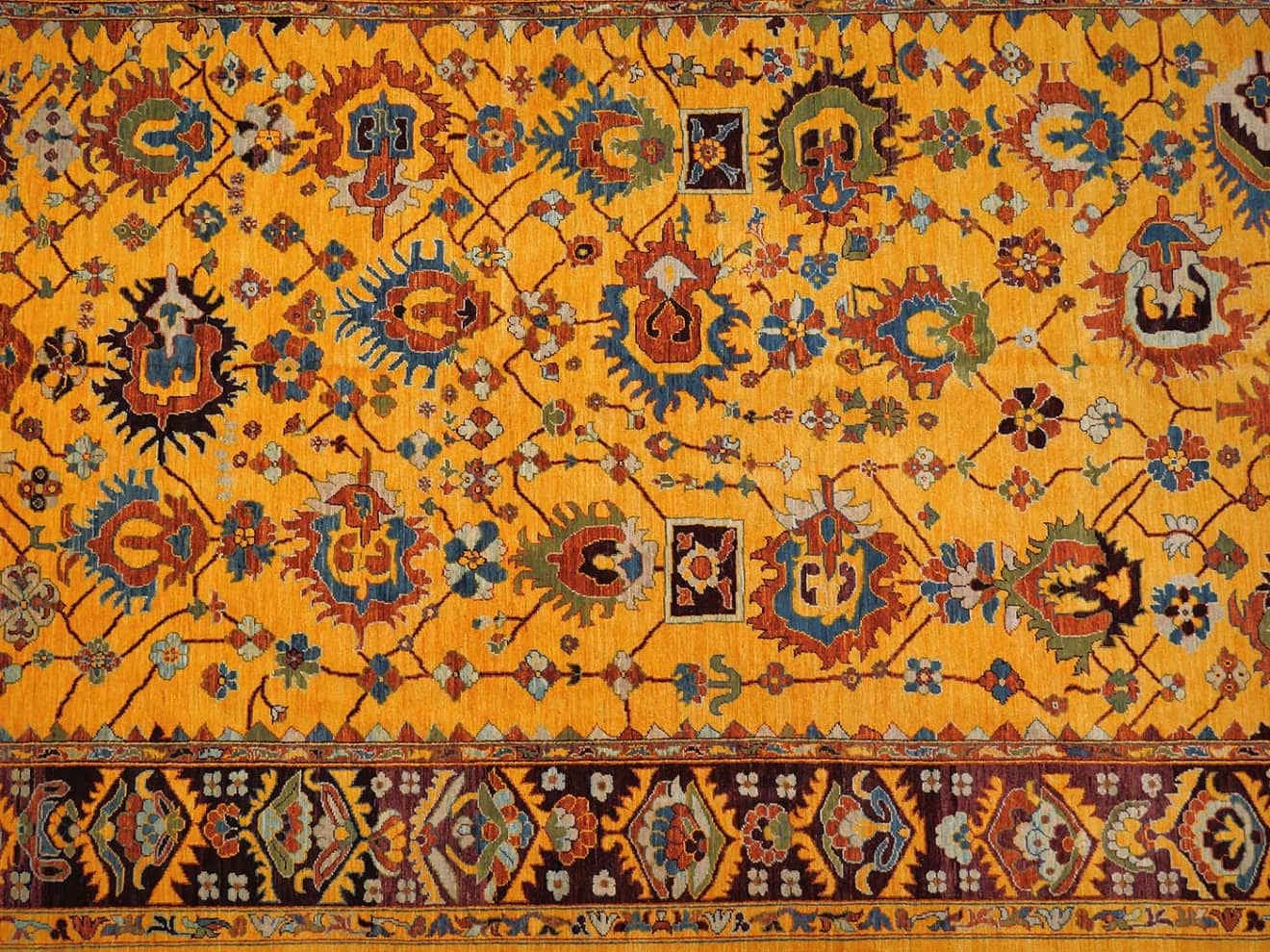 Anatolian Yellow Oriental Rugs Nomad Rugs